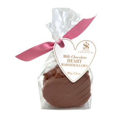 Milk Chocolate - Heart Marshmallows
